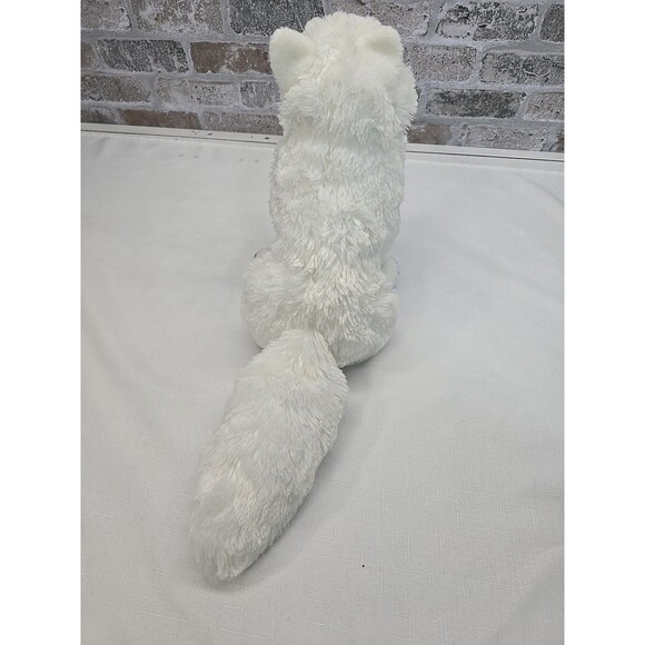 Wild Republic White Arctic Fox Plush Fluffy Tail Stuffed Animal Toy RARE - Picture 5 of 11